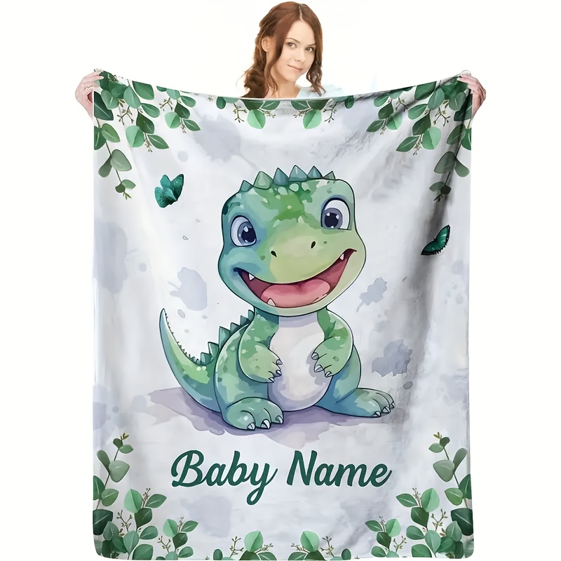 Baby Nursery Gender Neutral - Manta Personalizada com Nome de Bebê