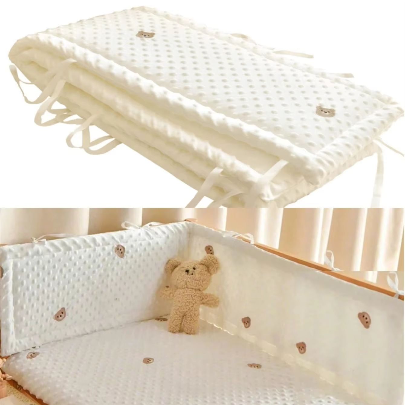 Bed Rail Toddler - Protetor de Berço de Algodão em