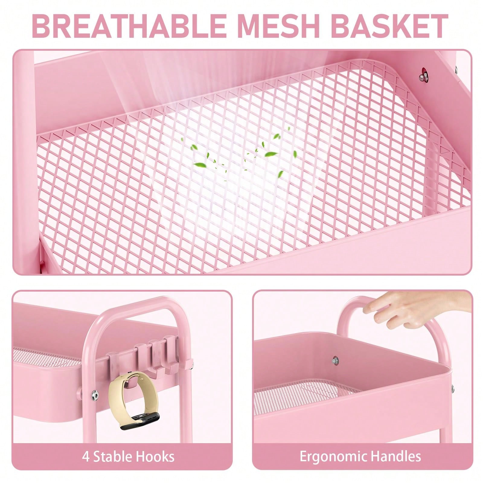 Carrinho de Metal de 3 Níveis  - Baby Nursery Modern avaliação e preço