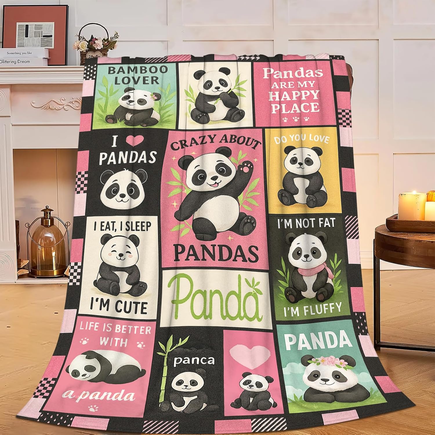 Panda cobertor bonito panda la - Baby Nursery Modern avaliação e preço