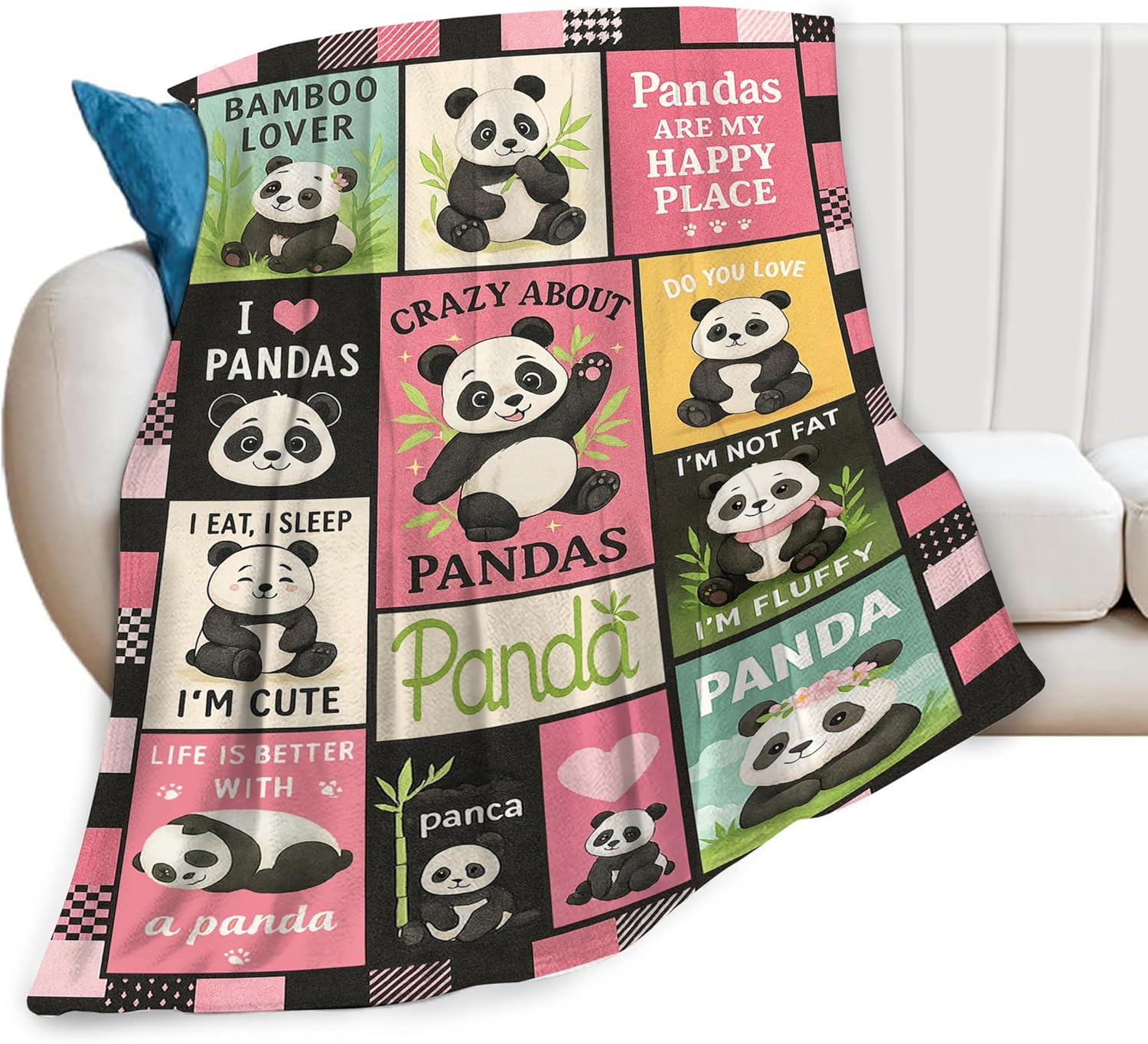 Panda cobertor bonito panda la - Baby Nursery Modern avaliação e preço