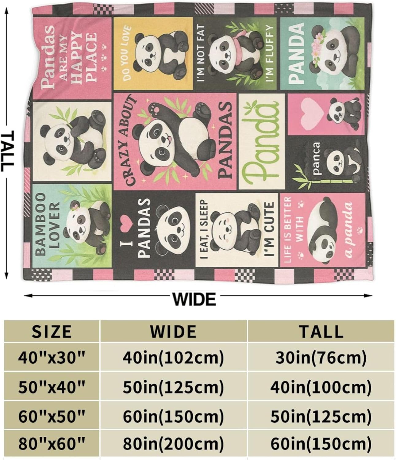 Panda cobertor bonito panda la - Baby Nursery Modern avaliação e preço