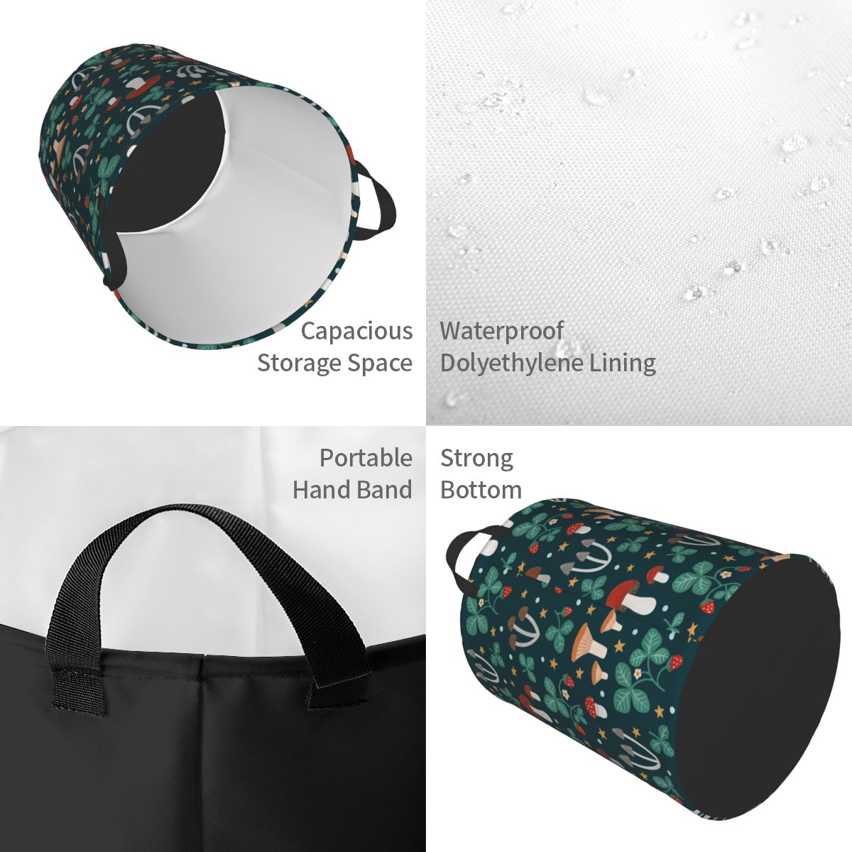 Cesta de lavanderia dobrável F - Baby Nursery Organizer avaliação e preço