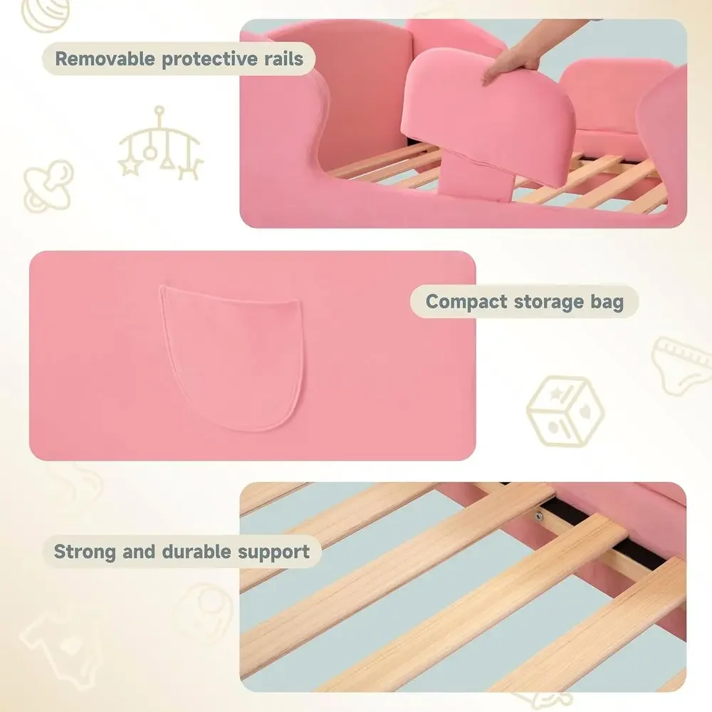 Cama Portátil para Crianças co - Bed Rail Toddler avaliação e preço