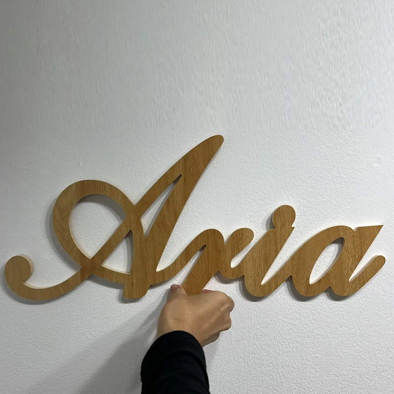 Sinal de nome personalizado si - Baby Nursery Modern avaliação e preço