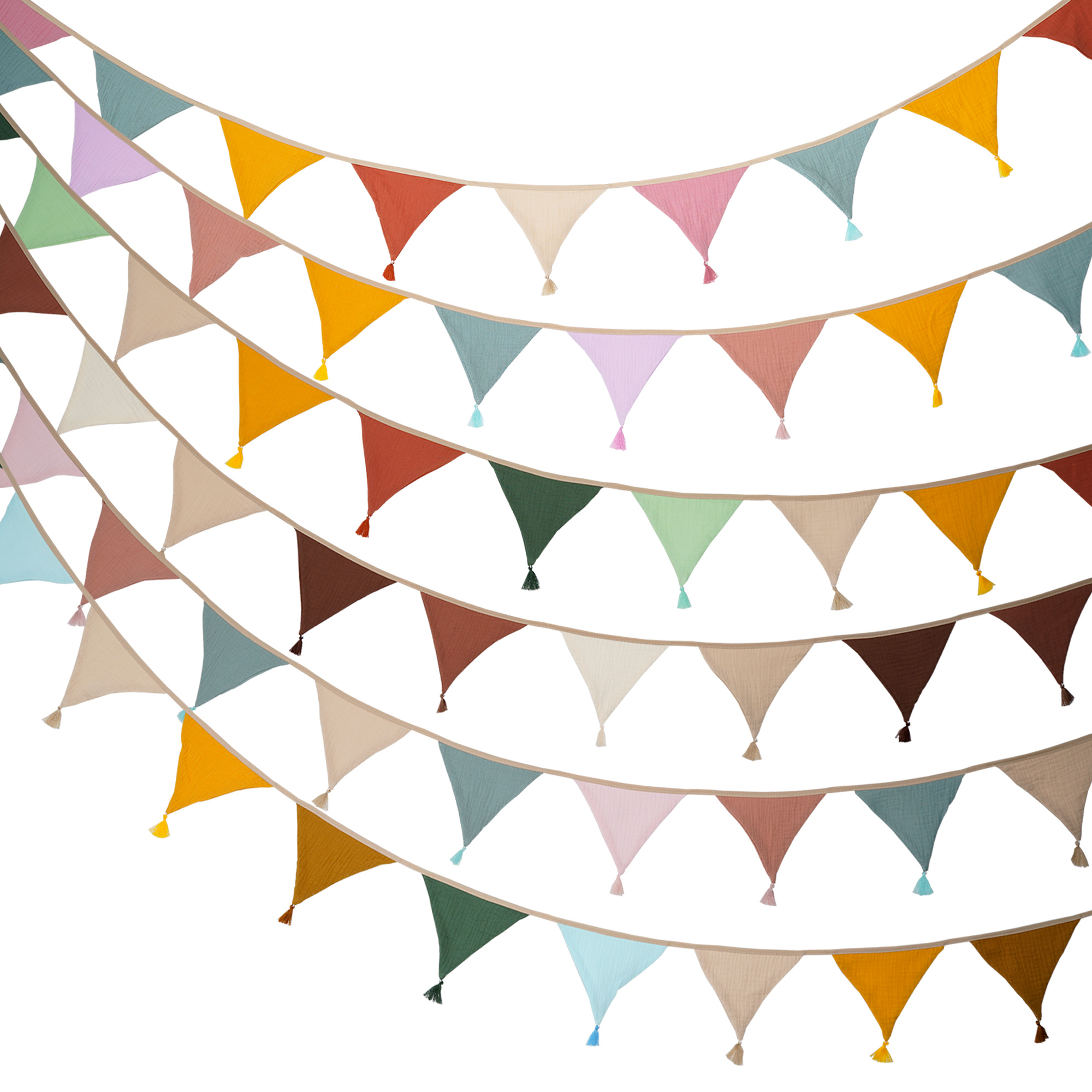 Guirlanda de Tecido para Berçá - Baby Nursery Garland avaliação e preço