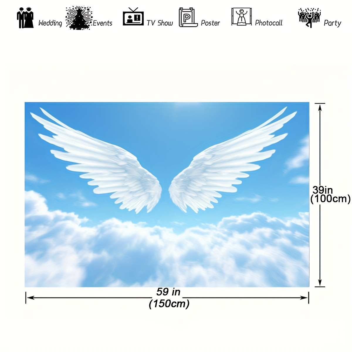 Tapeçaria de Asas de Anjo e Nu - Baby Nursery Modern avaliação e preço