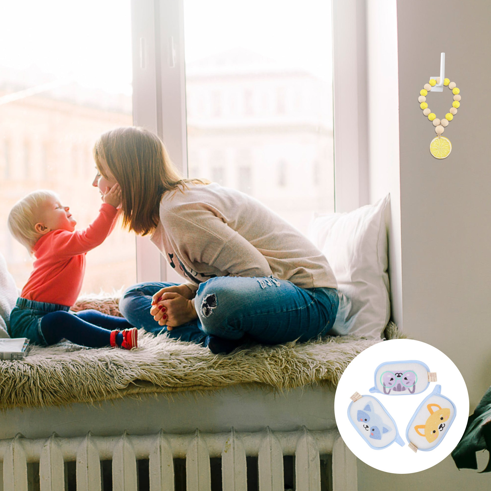1 Peça de Guirlanda de Contas  - Baby Nursery Layout avaliação e preço