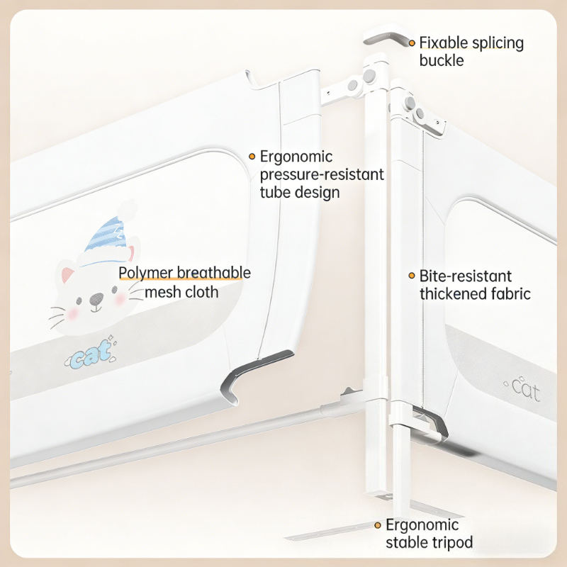 Conjunto de cerca de cama anti - Bed Rail Toddler avaliação e preço