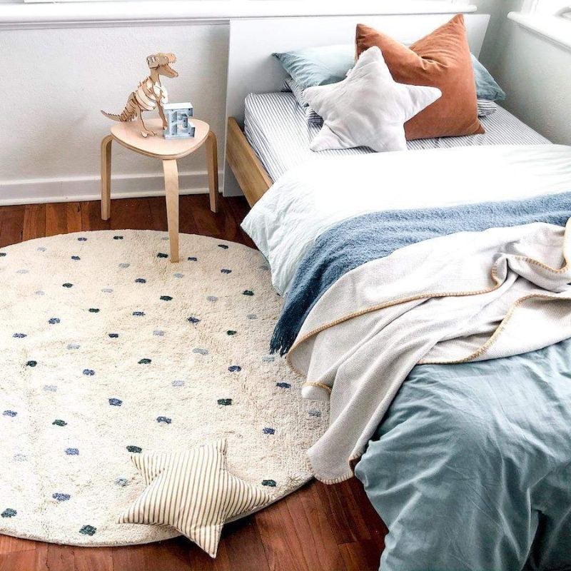 Tapete Fofo Redondo para Crian - Baby Nursery Fabric avaliação e preço