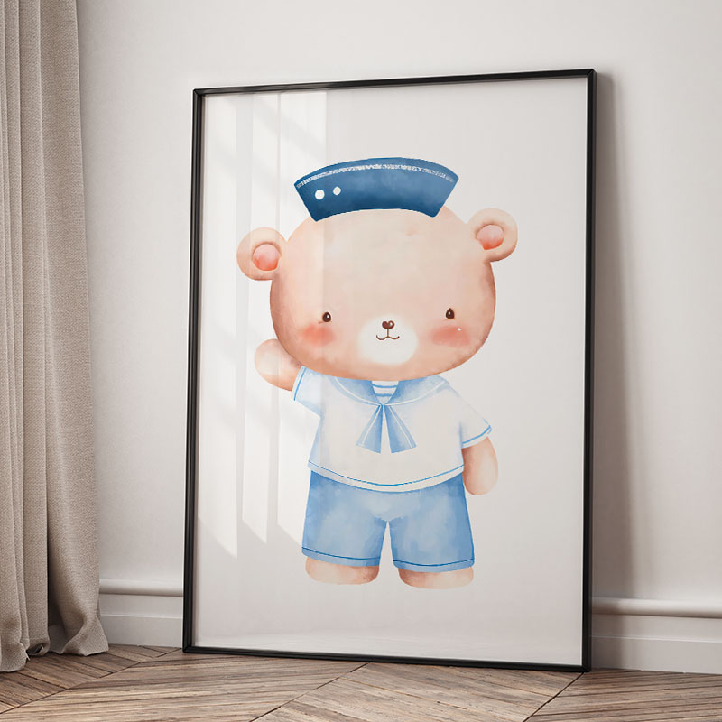 Pôsteres e impressões náuticas - Baby Nursery Modern avaliação e preço
