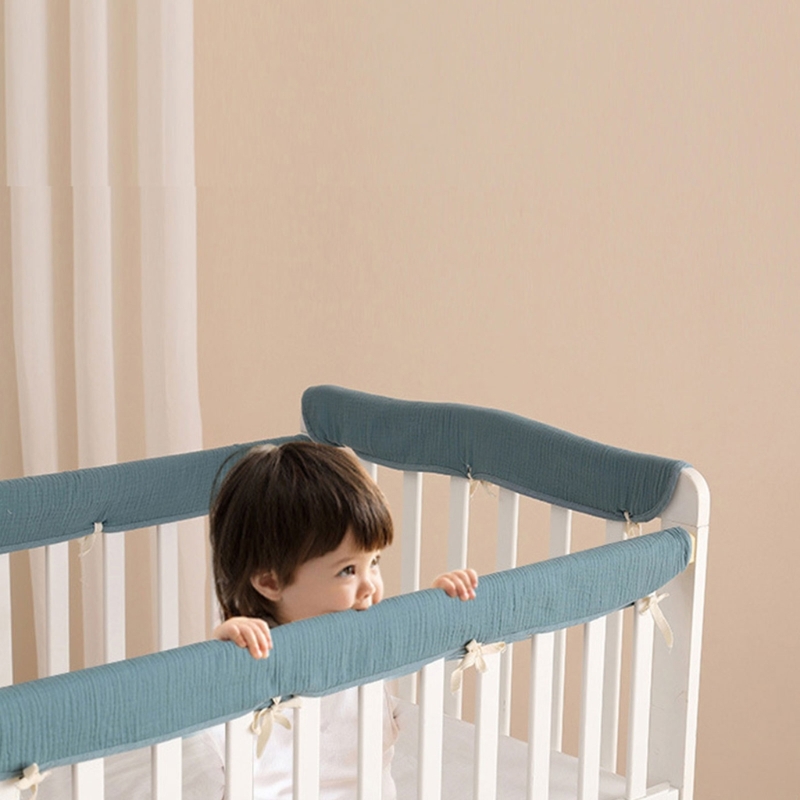 Algodão bebê cama bumpers, tam - Bed Rail Toddler avaliação e preço