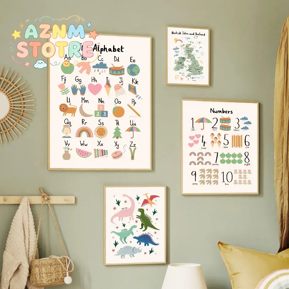Mapa do Mundo Animal, Alfabeto - Baby Nursery Fabric avaliação e preço
