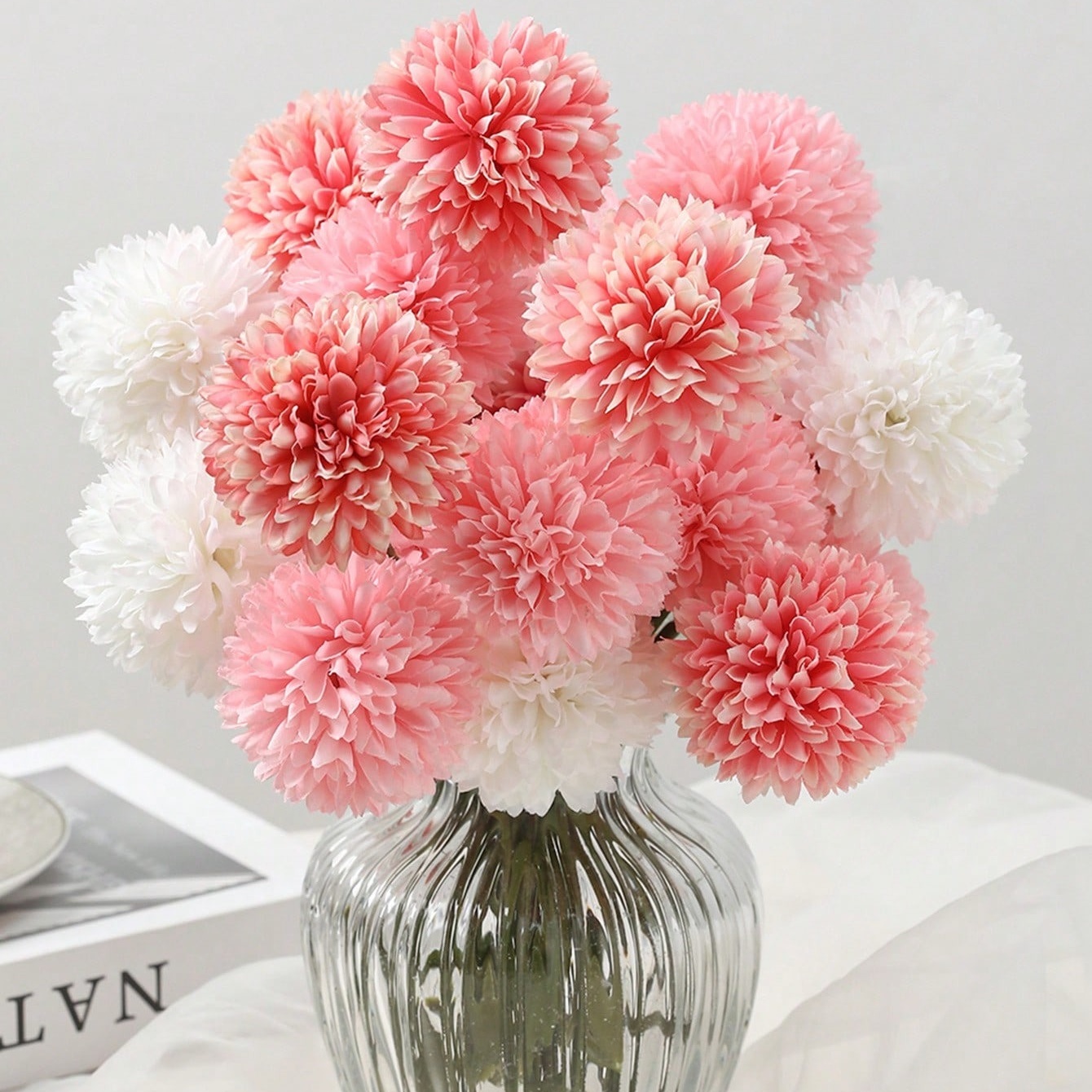 Buquê de flores artificiais de - Baby Nursery Fabric avaliação e preço